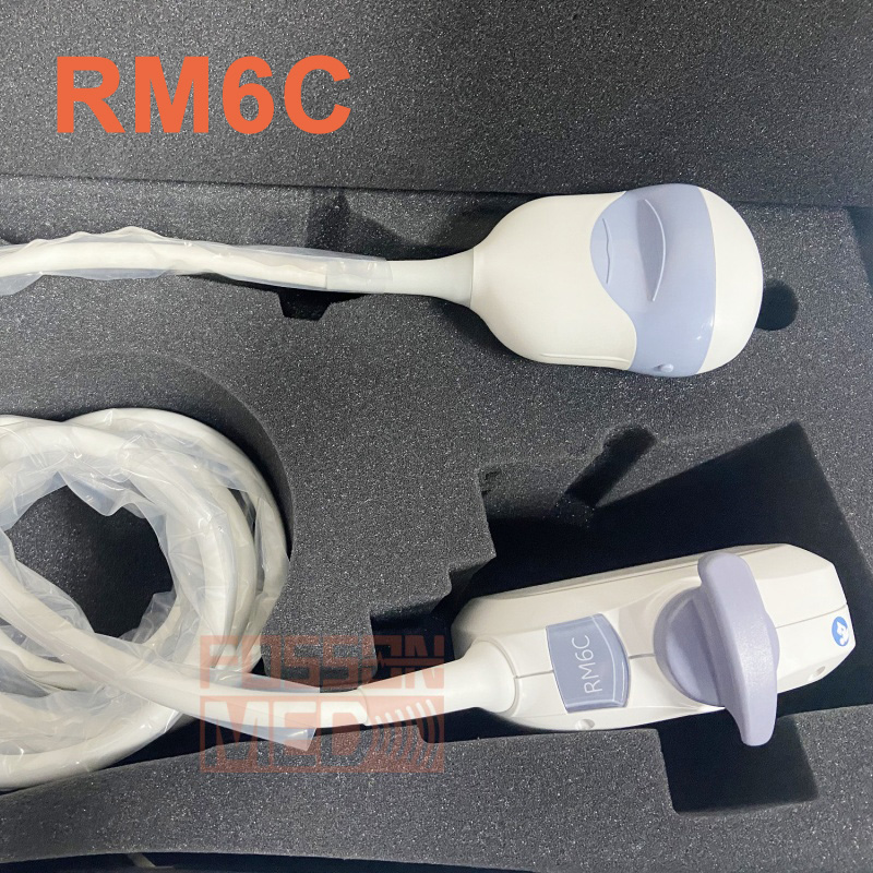 Original Used GE RM6C 4D Volumetric Convex Array Ultrasound Transducer Probe for Voluson E8.Voluson E10