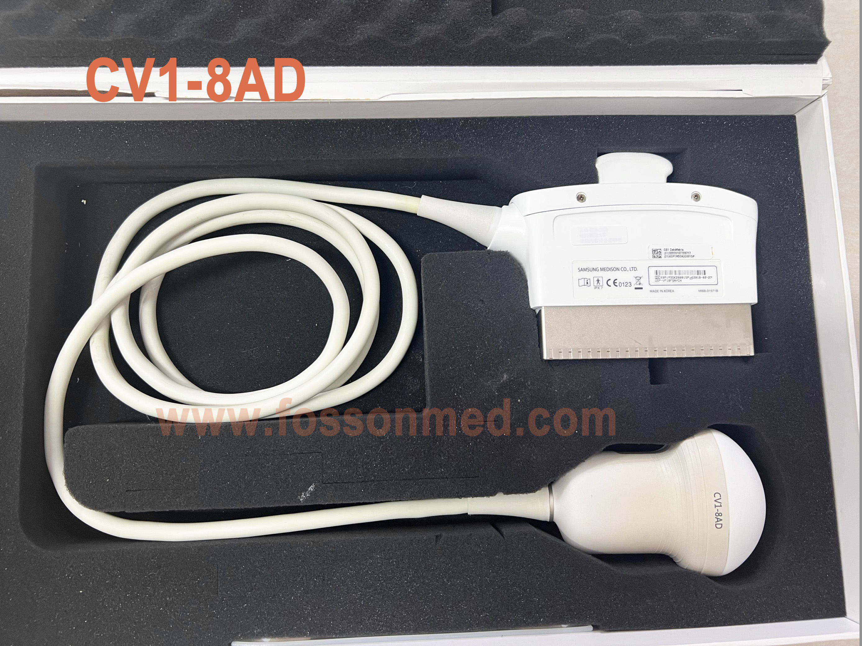 Original Used Samsung Medison CV1-8AD 4D Volume Ultrasound Transducer for HS50 / HS60 / V7