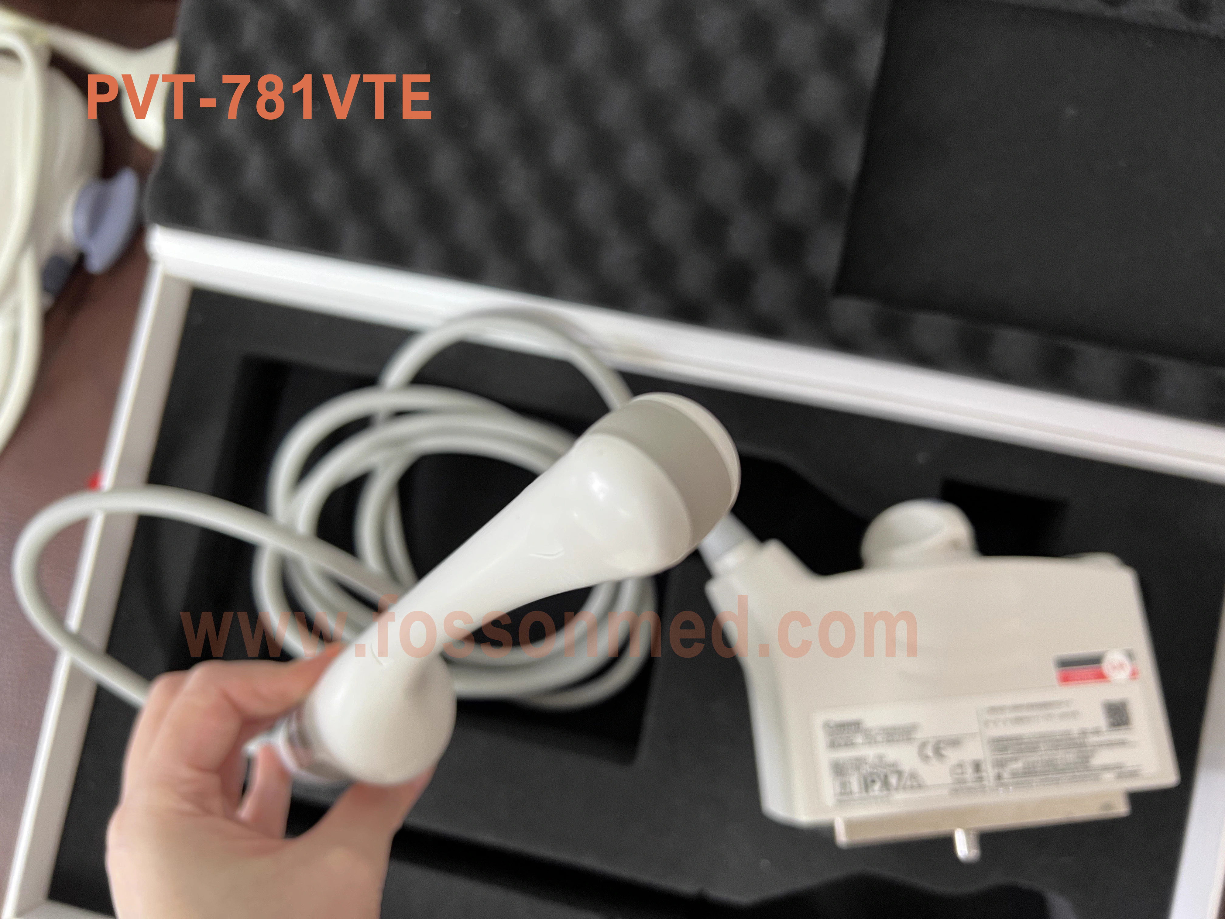 Original Used Canon Toshiba PVT-781VTE (11C3) Multi-Frequency Endocavitary Ultrasound Transducer for Aplio 300 / 500 / i600 / i700 / i800 / i900CV