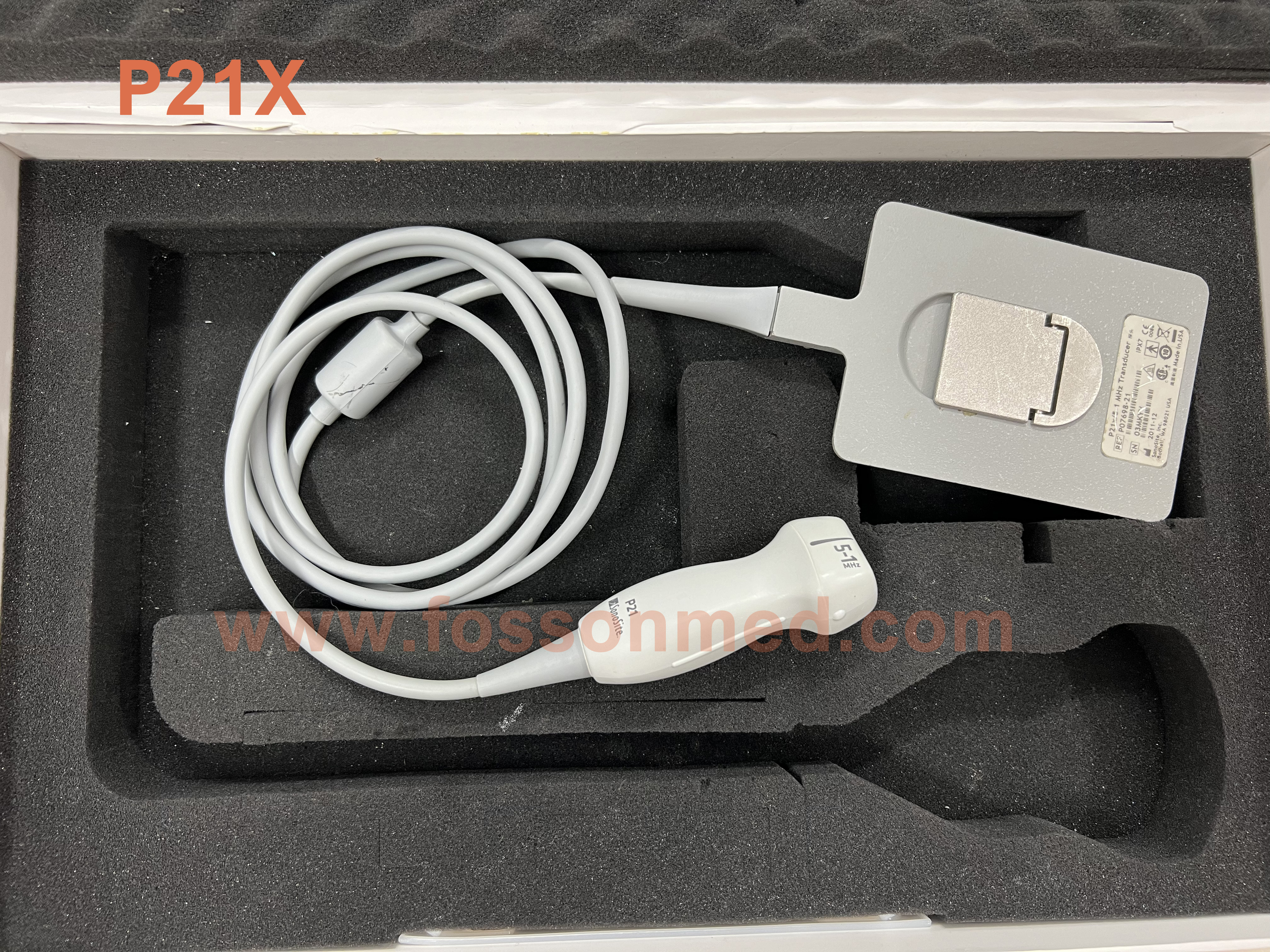 Original Used Sonosite P21X Phased Array Ultrasound Transducer for M-turbo