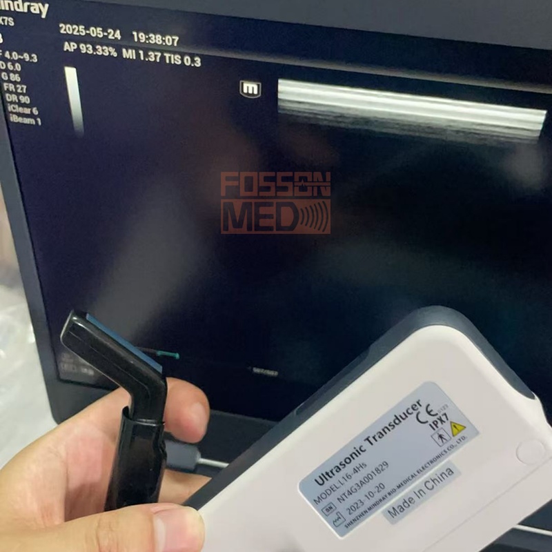 Original Used Mindray L16-4HS Hocky Sticky Linear Array Ultrasound Transducer probe for Mindray MX7, M8 ,TEX , M9 premium , Resona i9 , TE7ACE , M8 Elite , M9 , ME8 , M9 vet , Consona N9 , Resona I9 Elite , TE9 , Consona N8 , Consona N7