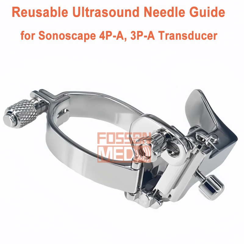 Reusable Ultrasound Biopsy Needle Guide for Sonoscape 3P-A 4P-A Probe