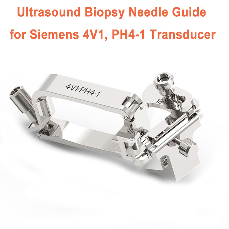 Reusable Ultrasound Biopsy Needle Guide for Siemens 4V1 PH4-1 Probe