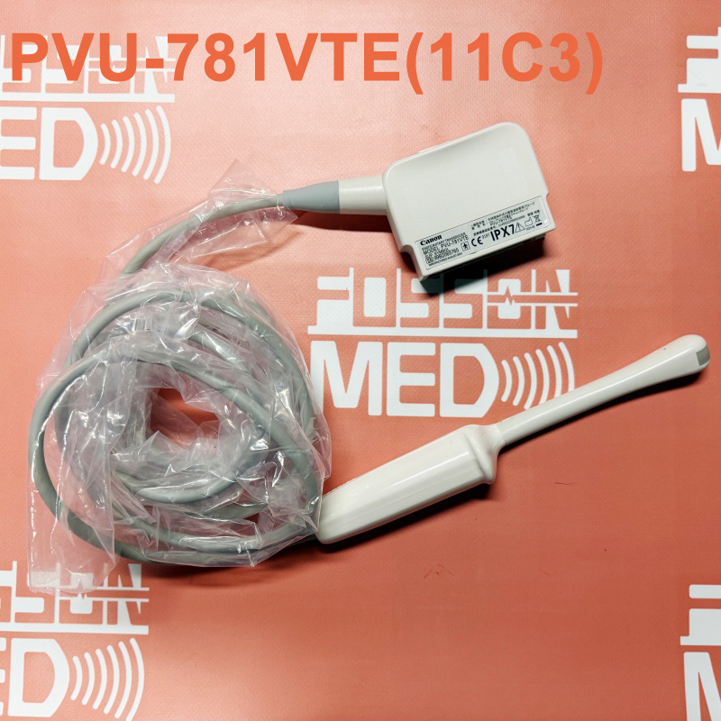 Original Used Canon Toshiba PVU-781VTE 11C3 Transvaginal Curved Array Ultrasound Transducer Probe for Xario 100 / Xario 200