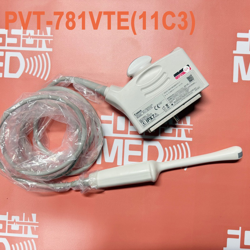 Original Used Canon Toshiba PVT-781VTE (11C3) Multi-Frequency Endocavitary Ultrasound Transducer for Aplio 300 Aplio 500 Aplio i600 Aplio i700 Aplio i800 Aplio i900CV