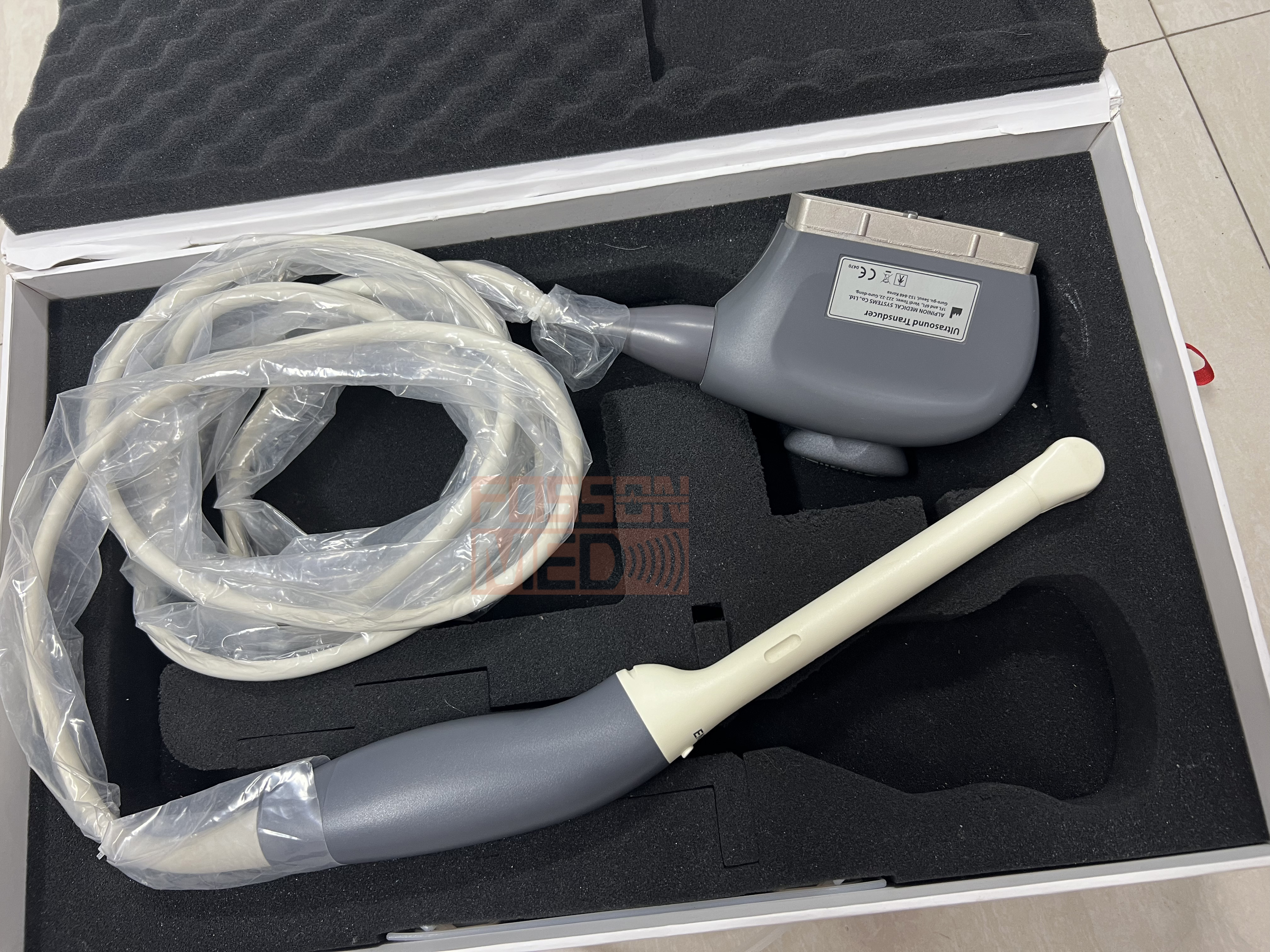 Original Alpinion EN3-10 Transvaginal Curved Array Ultrasound Transducer for Ecube 7/ Ecube 9 / Ecube 9 Smart 