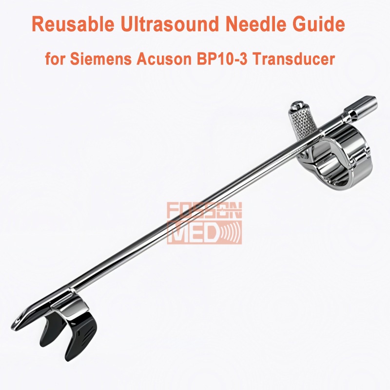 Reusable Ultrasound Biopsy Needle Guide for Siemens BP10-3 Probe
