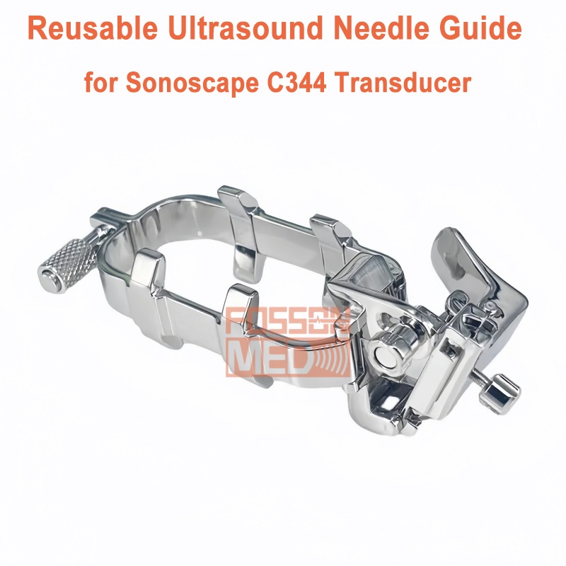 Reusable Ultrasound Biopsy Needle Guide for Sonoscape C344 Probe