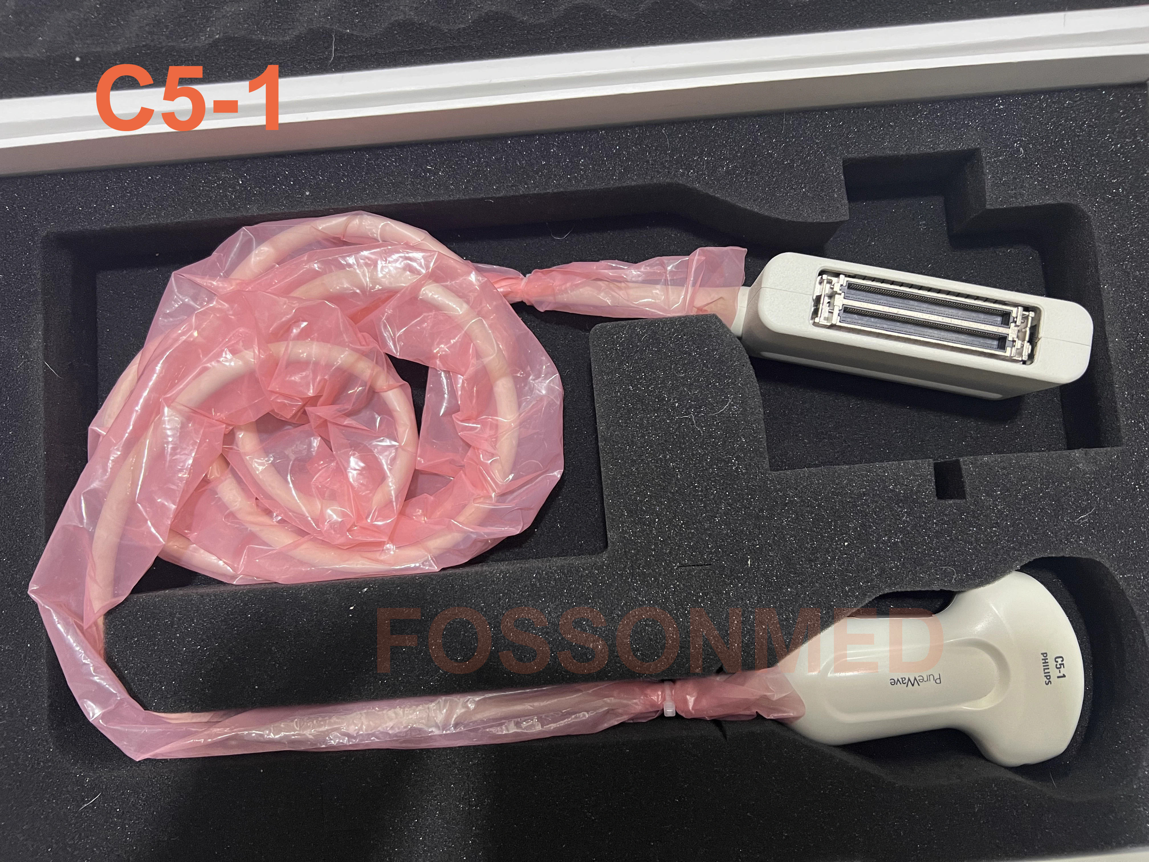 Original Used Philips C5-1 Convex Array Ultrasound Transducer for Affiniti 50 / Affiniti 70 / Epiq 5 / Epiq 7 / Epiq 7C / CX50