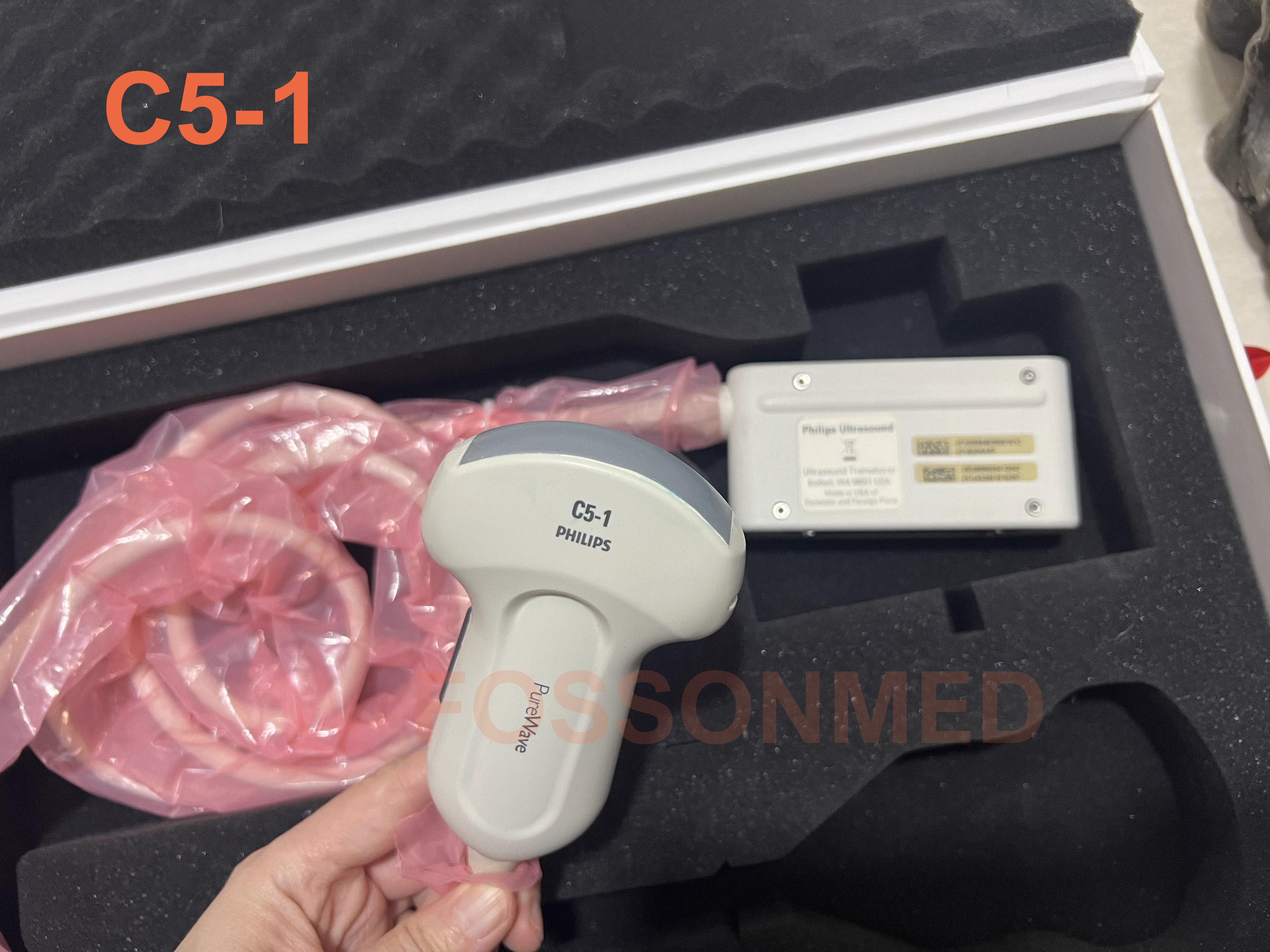 Original Used Philips C5-1 Convex Array Ultrasound Transducer for Affiniti 50 / Affiniti 70 / Epiq 5 / Epiq 7 / Epiq 7C / CX50