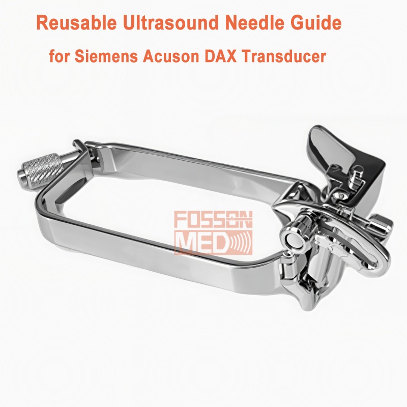 Reusable Ultrasound Biopsy Needle Guide for Siemens DAX Probe