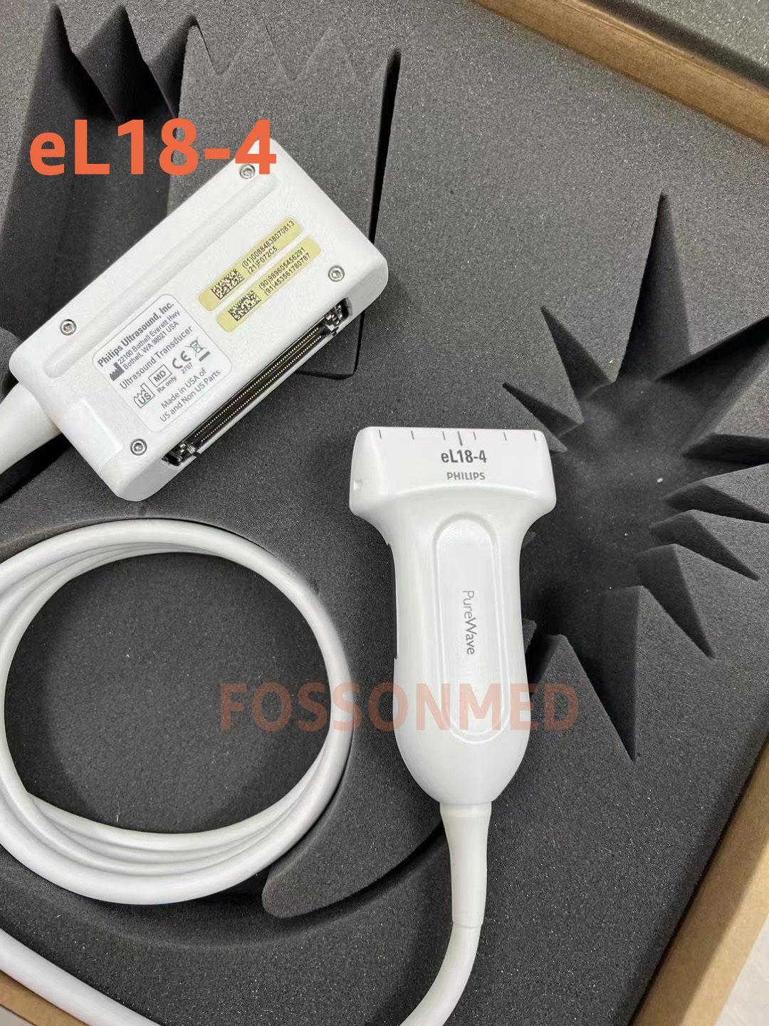 Original Used Philips eL18-4 Purewave Ultra-broadband Linear Array Ultrasound Transducer for Philips Affiniti 50 , Affiniti 70 , EPIQ 7 , EPIQ 5