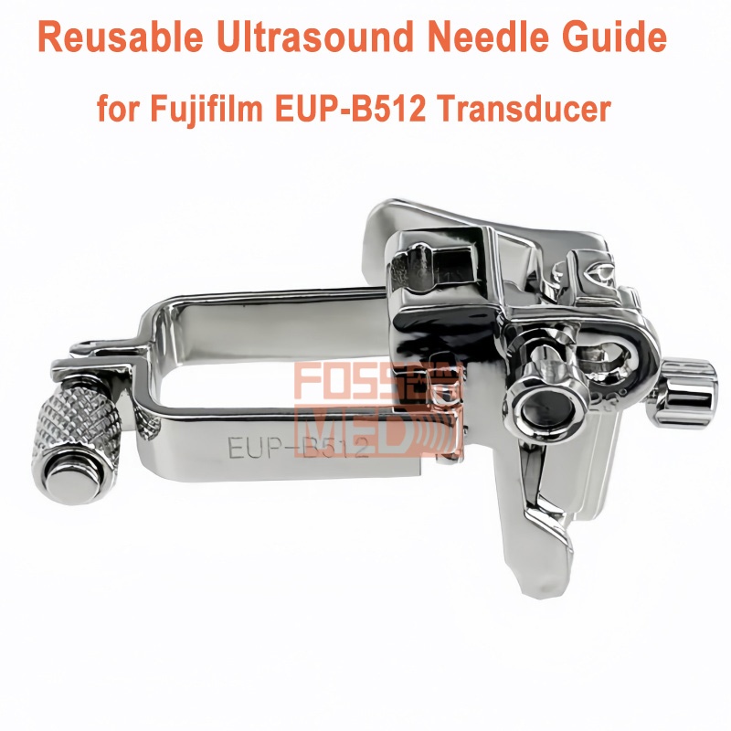 Reusable Ultrasound Biopsy Needle Guide for Fujifilm Hitachi EUP-B512 Probe