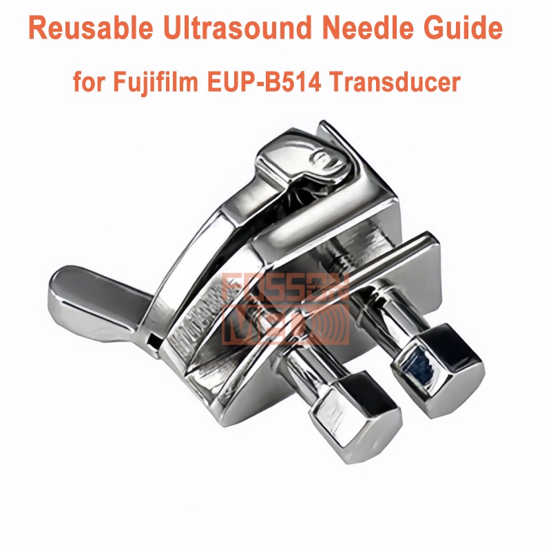 Reusable Ultrasound Biopsy Needle Guide for Fujifilm Hitachi EUP-B514 Probe