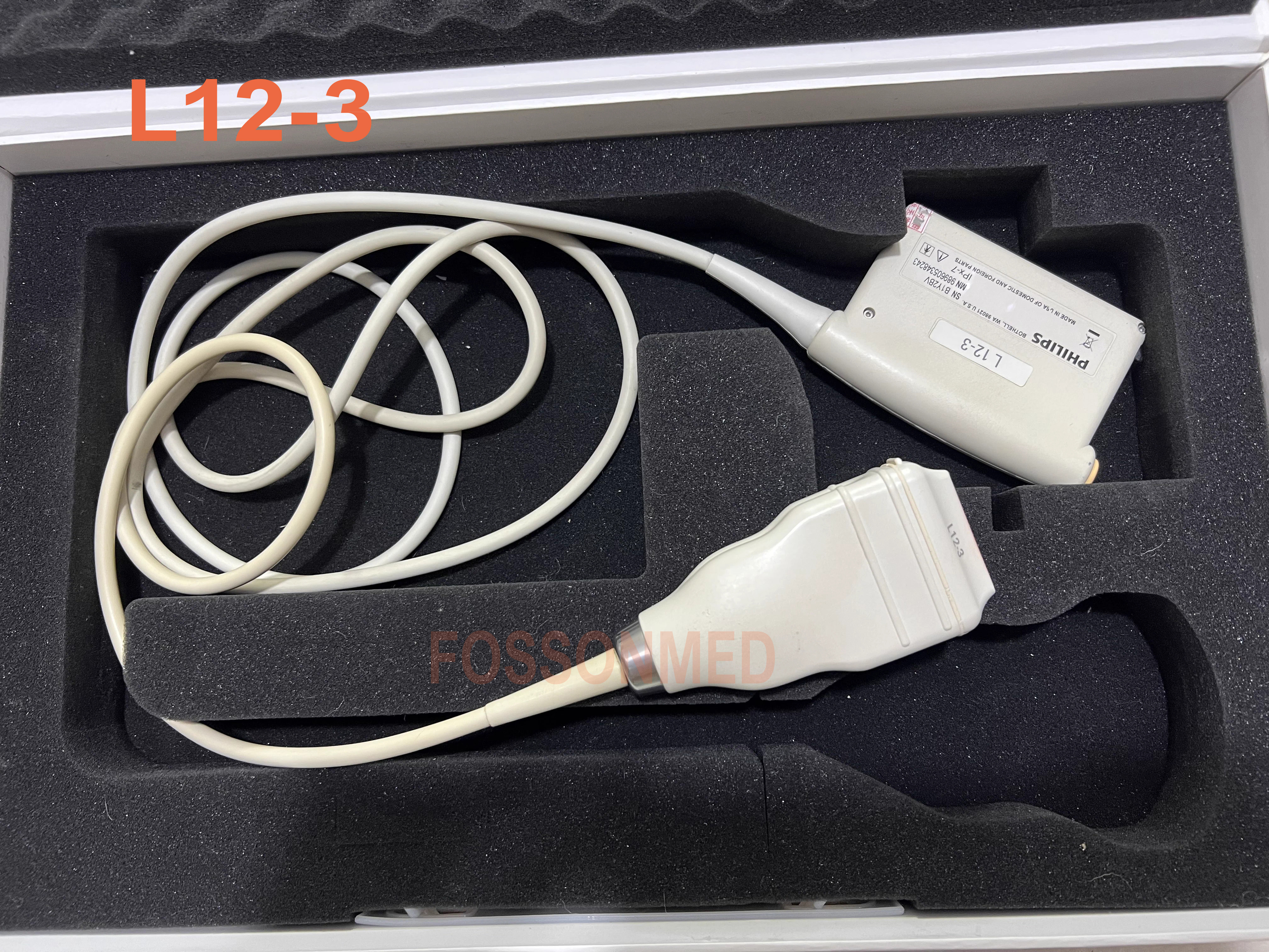 Original Used Philips L12-3 Linear Array Ultrasound Transducer for HD5 / HD6 / HD7 / HD11