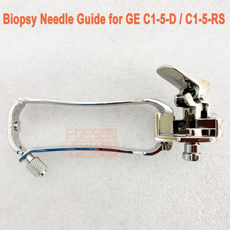 Reusable Stainless Steel Biopsy Needle Guide for GE C1-5-D C1-5-RS Ultrasound Probe