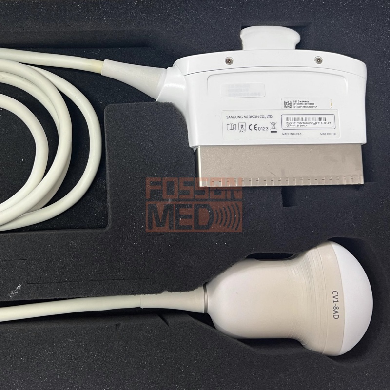 Original Used Samsung CV1-8AD 3D/4D Volumetric Convex Array Ultrasound Transducer Probe for V7 HS60 HS50