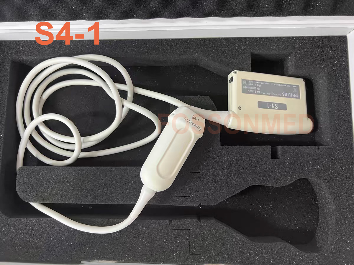 Original Used Philips S4-1 Broadband Cardiac Phased Active Array Ultrasound Transducer for ClearVue 350 / 550 / 580 / 650 / 850