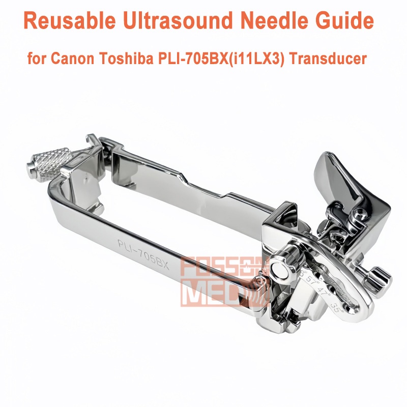 Reusable Ultrasound Biopsy Needle Guide for Canon Toshiba PLI-705BX i11LX3 Probe