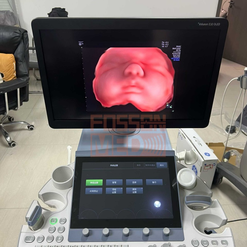 Original Used GE RM6C 4D Volumetric Convex Array Ultrasound Transducer Probe for Voluson E8.Voluson E10