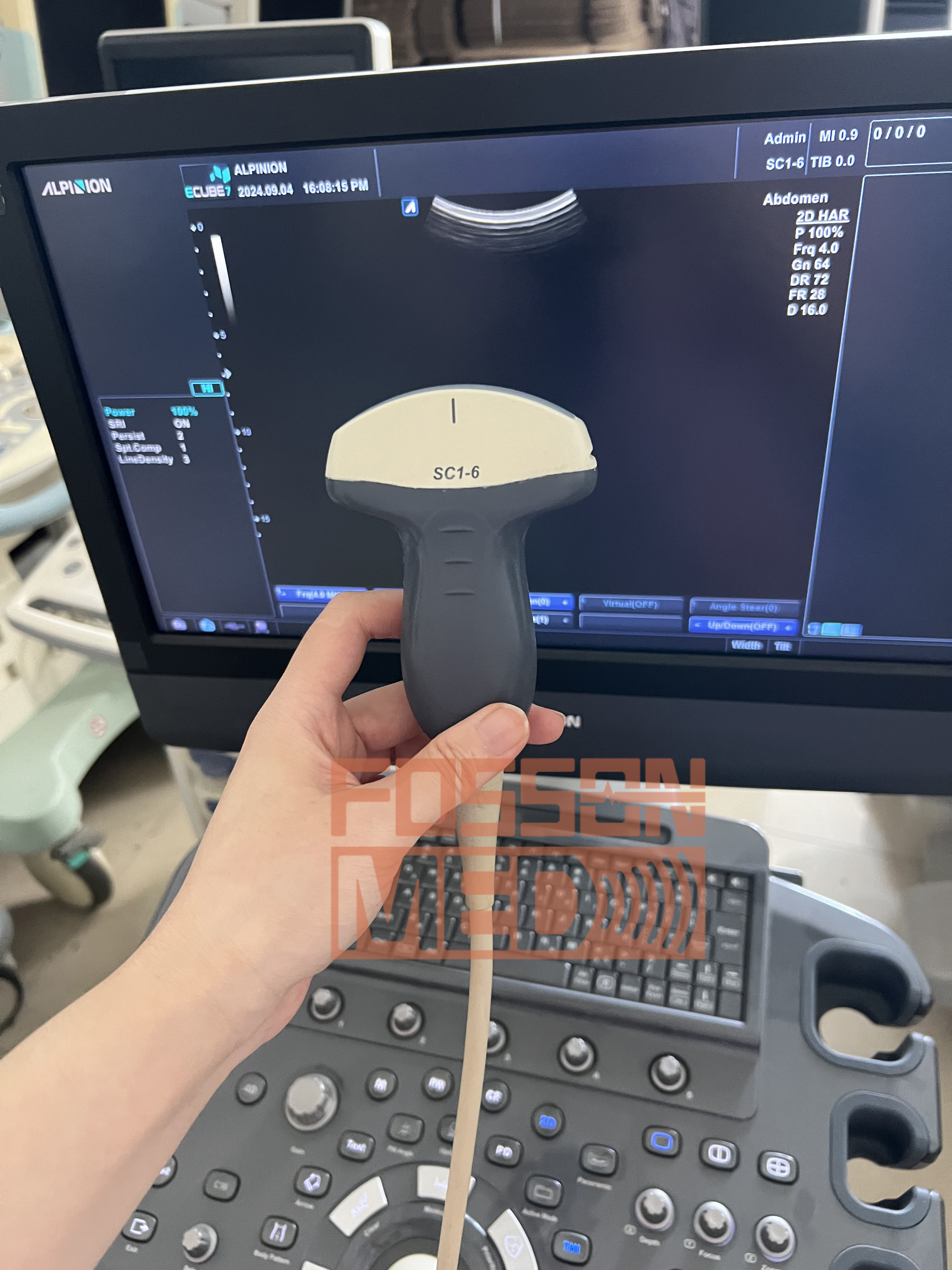 Original Alpinion SC1-6 Convex Array Ultrasound Transducer for E cube 7 