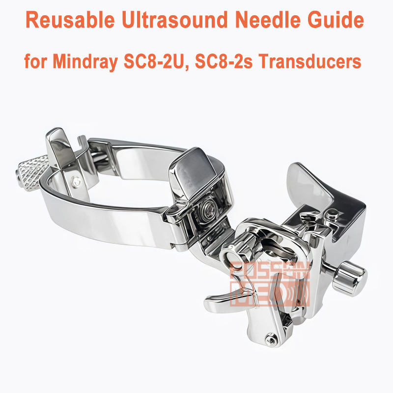 Reusable Ultrasound Biopsy Needle Guide for Mindray SC8-2U SC8-2s Probe