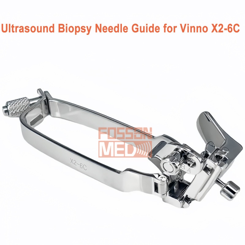 Reusable Ultrasound Biopsy Needle Guide for Vinno X2-6C Probe