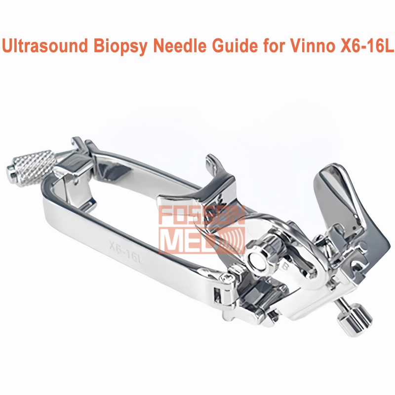 Reusable Ultrasound Biopsy Needle Guide for Vinno X6-16L Probe