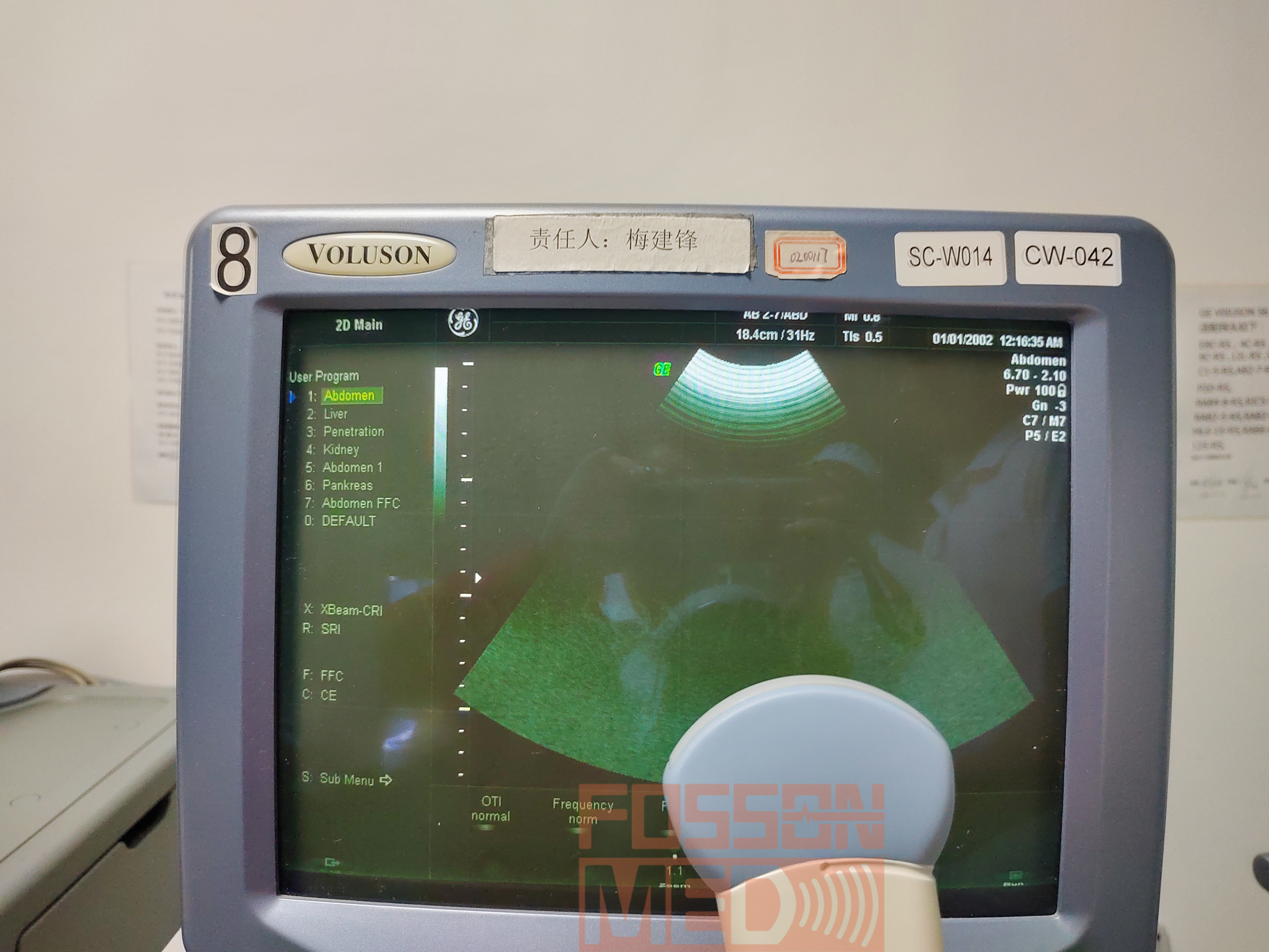 Compatible new GE AB2-7 Convex Array Ultrasound Transducer Probe for GE Voluson 730,GE Voluson 730 PRO