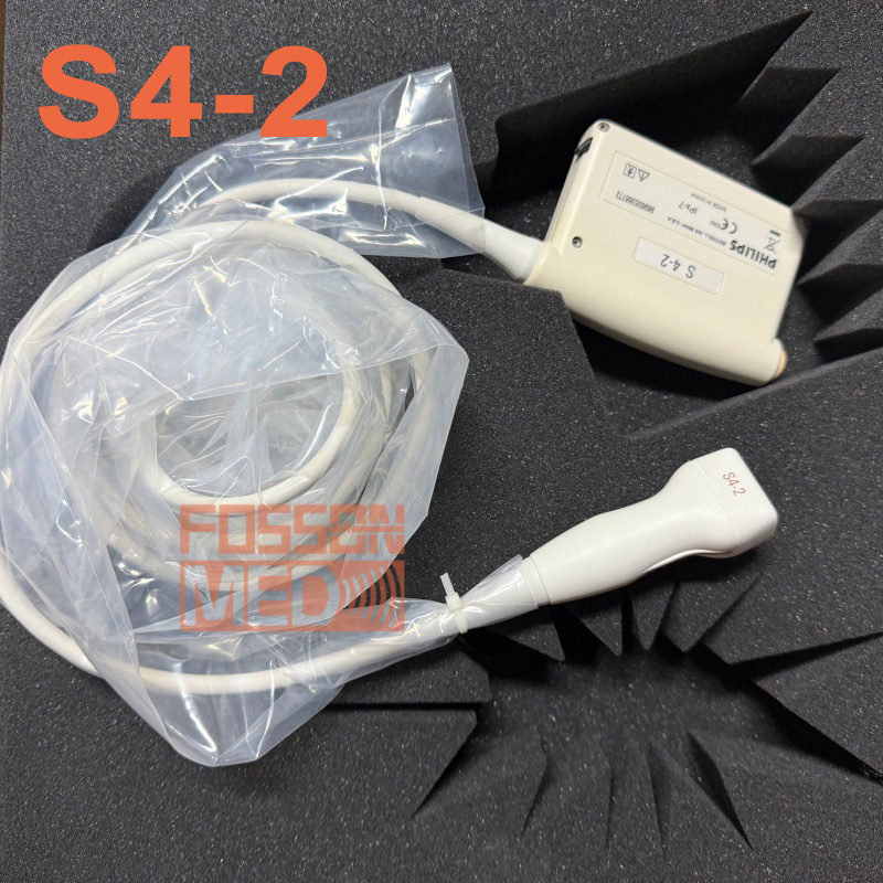 Original Used Philips S4-2 Phased Array Cardiac Ultrasound Transducer Probe for HD6 HD5 HD7 HD11XE