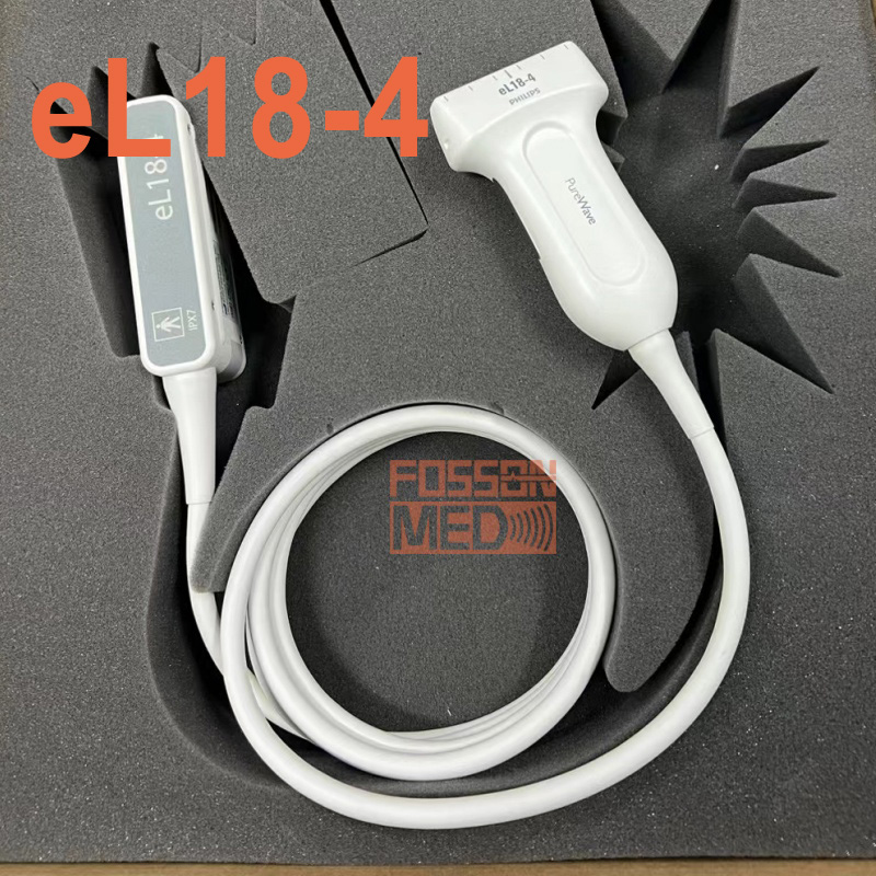 Original Used Philips eL18-4 Purewave Ultra-broadband Linear Array Ultrasound Transducer Probe for Affiniti 70 Affiniti CVX EPIQ Elite EPIQ CVX EPIQ 7 Compact 5500 Compact 5300