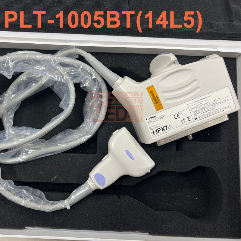 Original Used Canon Toshiba PLT-1005BT 14L5 Linear Ultrasound Probe for Aplio 300 Aplio 400 Aplio 500 Aplio i600 Aplio i700 Aplio i800 Aplio i900 