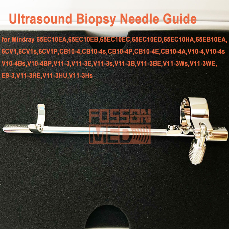 Reusable Ultrasound Biopsy Needle Guide for Mindray 65EC10EB 6CV1P V11-3E CB10-4E Probe