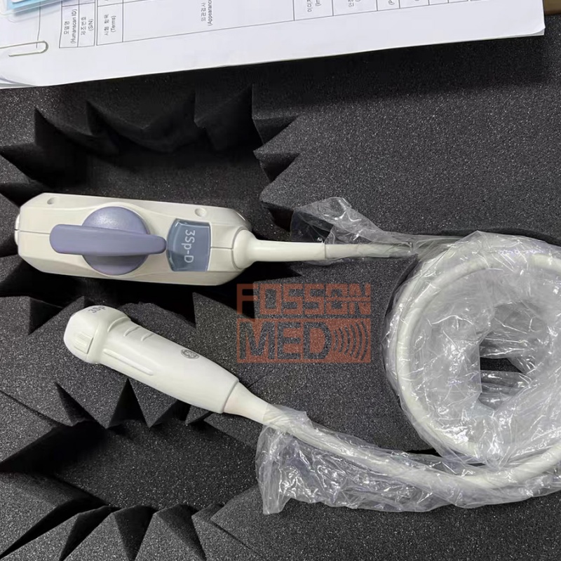 Original Used GE 3SP-D Cardiac Phased Array Ultrasound Transducer Probe for Voluson E6.Voluson E8.logiq S7.logiq S8