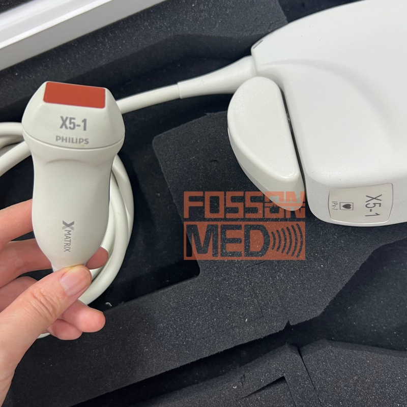 Original Used Philips X5-1 Cardiac Phased Array Ultrasound Transducer Probe for iU22 iE33