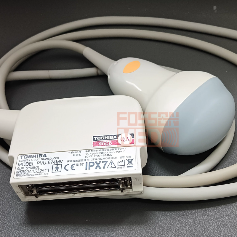 Original Used Canon Toshiba PVU-674MV 8CV2 Volumetric 4D Convex Array Ultrasound Transducer Probe for Xario 100 Xario 200