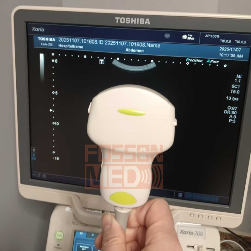 Original Used Canon Toshiba PVU-375BT 6C1 Convex Array Ultrasound Transducer Probe for Xario 100 Xario 200