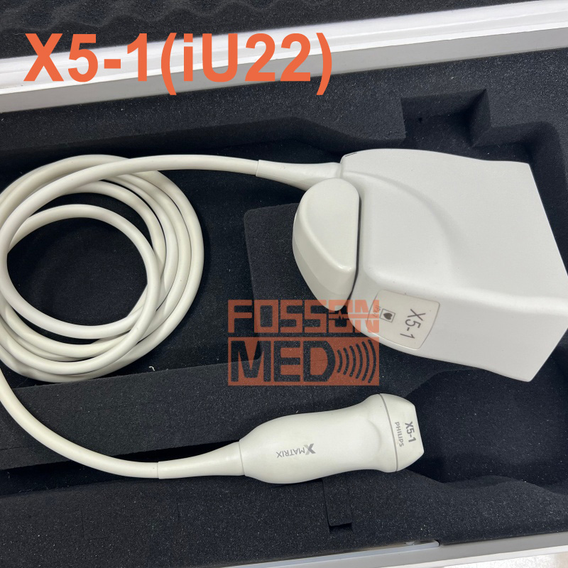 Original Used Philips X5-1 Cardiac Phased Array Ultrasound Transducer Probe for iU22 iE33