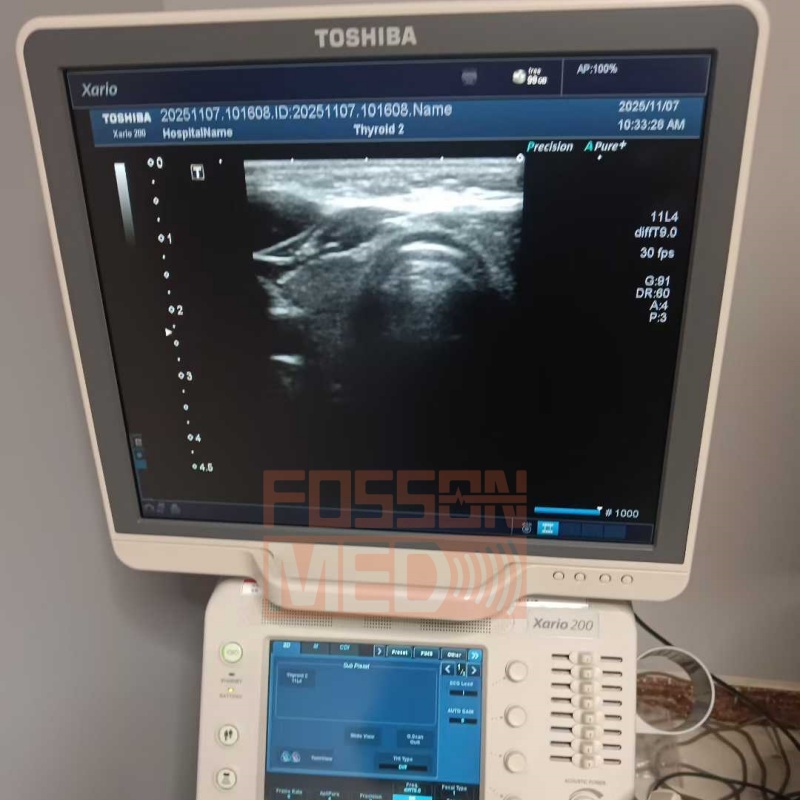 Original Used Canon Toshiba PLU-704BT 11L4 Linear Array Ultrasound Transducer Probe for Xario 100 Xario 200