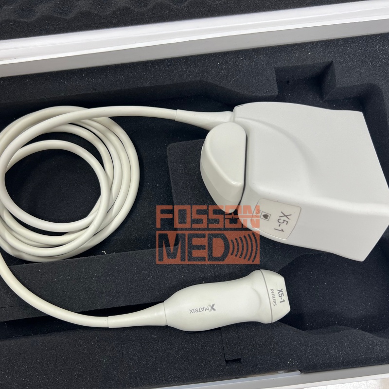 Original Used Philips X5-1 Cardiac Phased Array Ultrasound Transducer Probe for iU22 iE33
