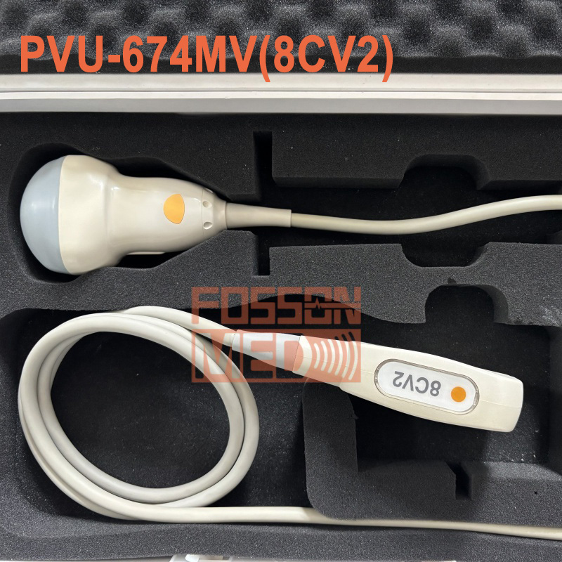 Original Used Canon Toshiba PVU-674MV 8CV2 Volumetric 4D Convex Ultrasound Probe for Xario 100 Xario 200