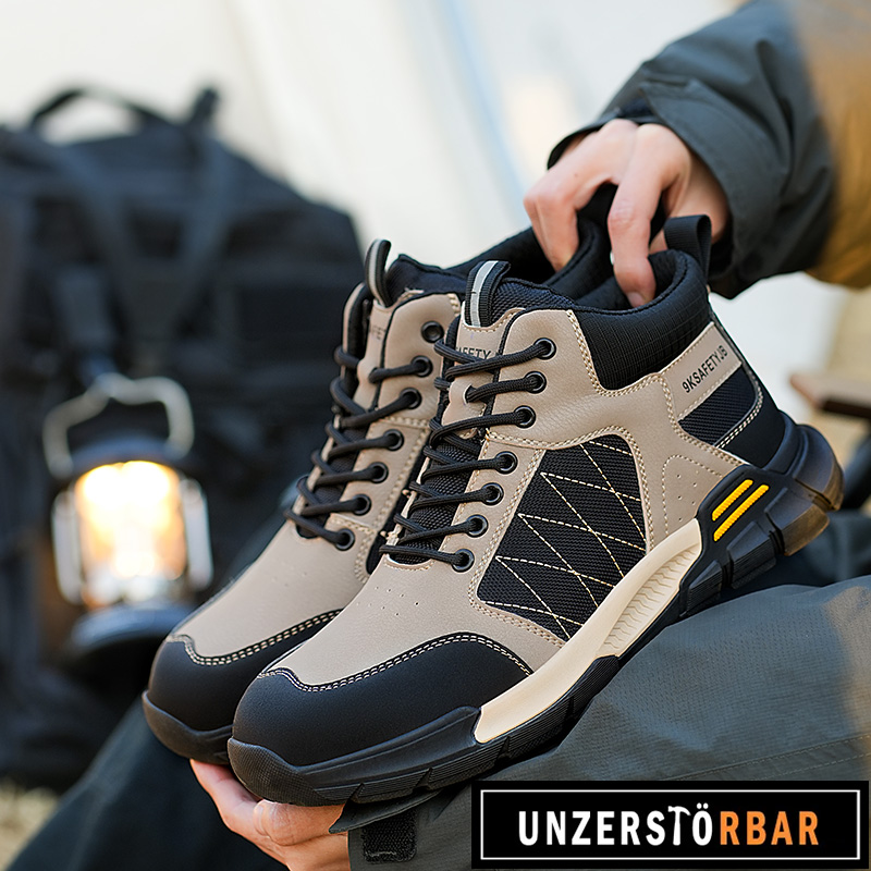 BERGE 2.0-BRAUN-UNZERSTÖRBAR-Sicherheitsschuhe-Arbeitsschuhe