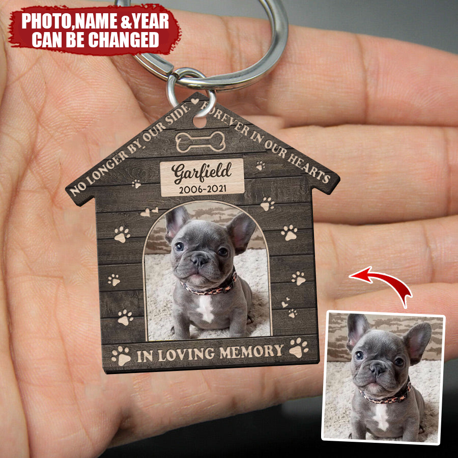 Personalized Pet Dog Memorial Gifts - Custom Photo Acrylic Keychain