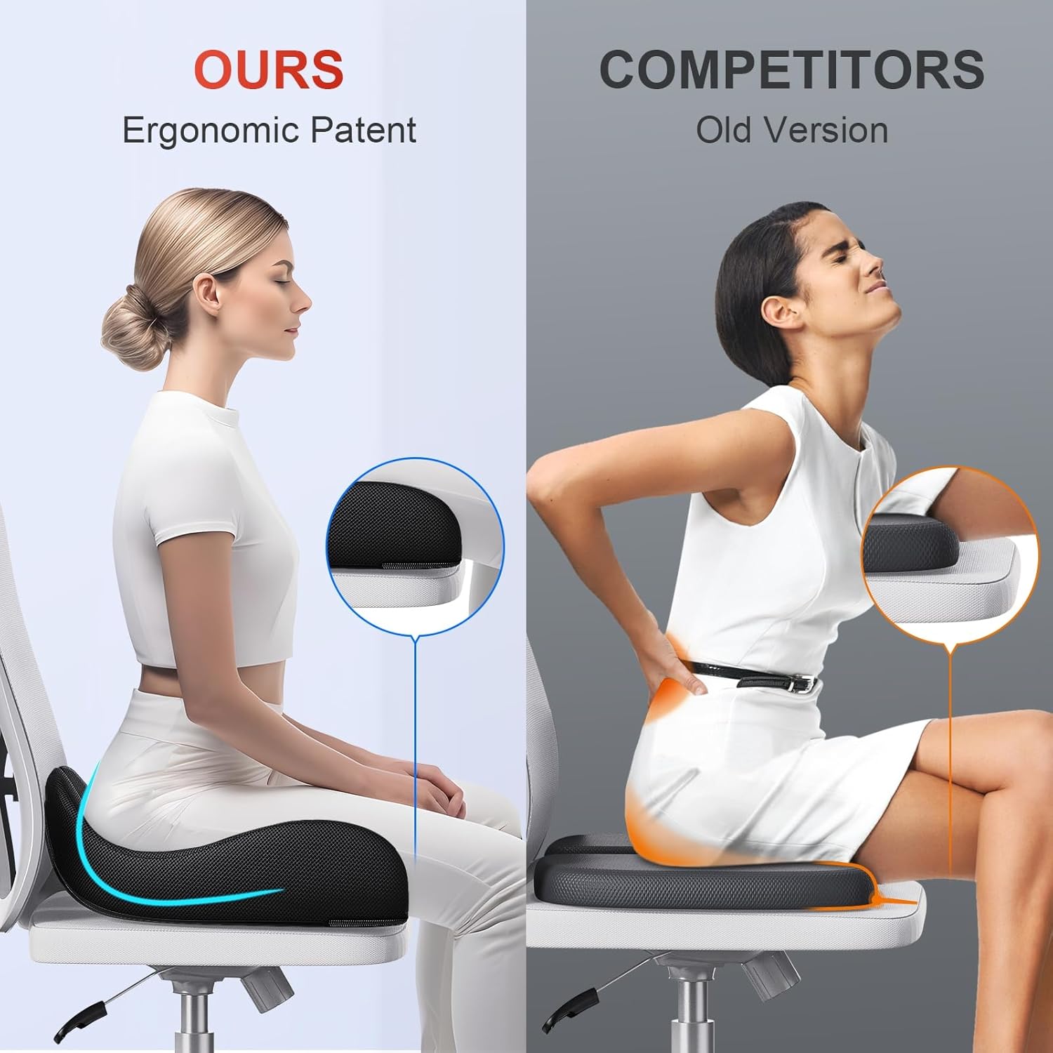 🎁LAST DAY 49% OFF🎁Ergonomic Memory Foam Seat Cushion