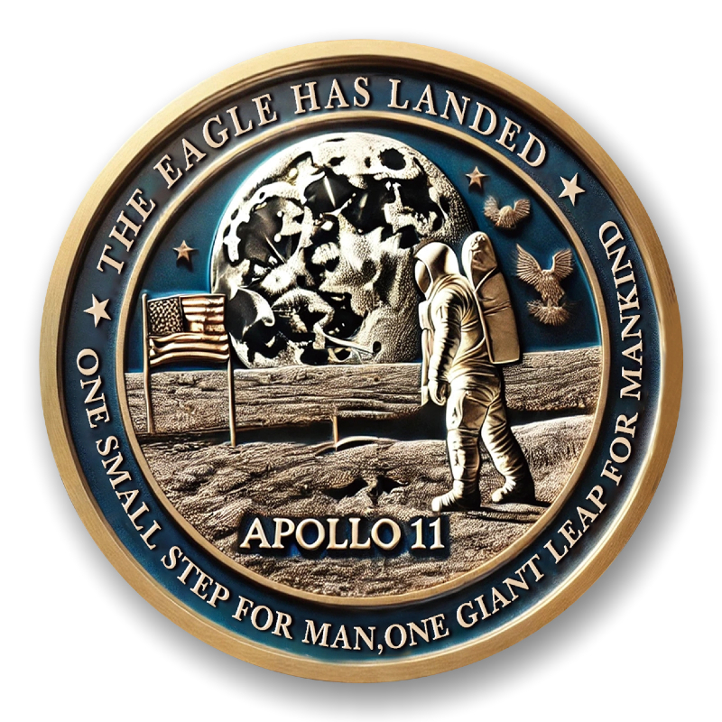 Apollo 11 55th Anniversary NASA Challenge Coin