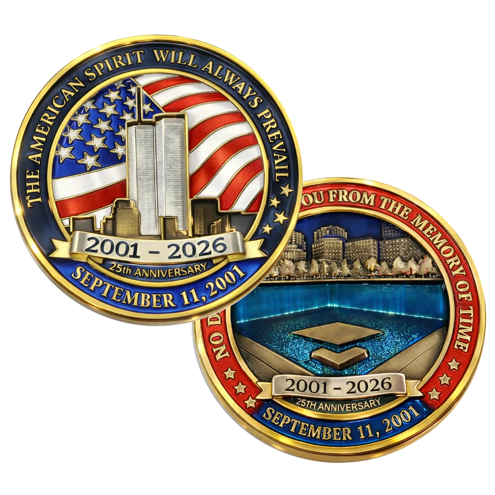 9/11 25th Anniversary Memorial Coin