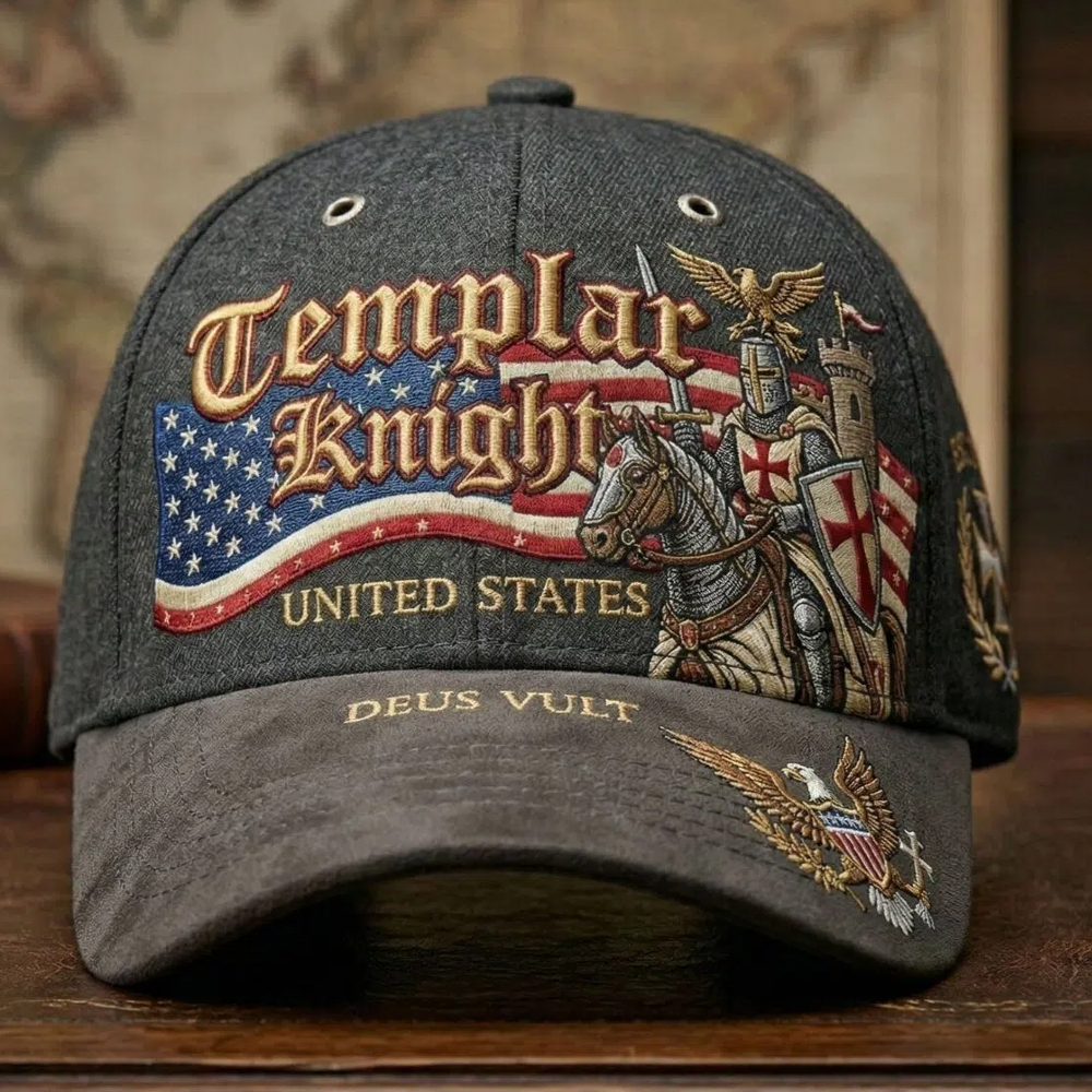 American Flag & Man of Faith Warrior Cap