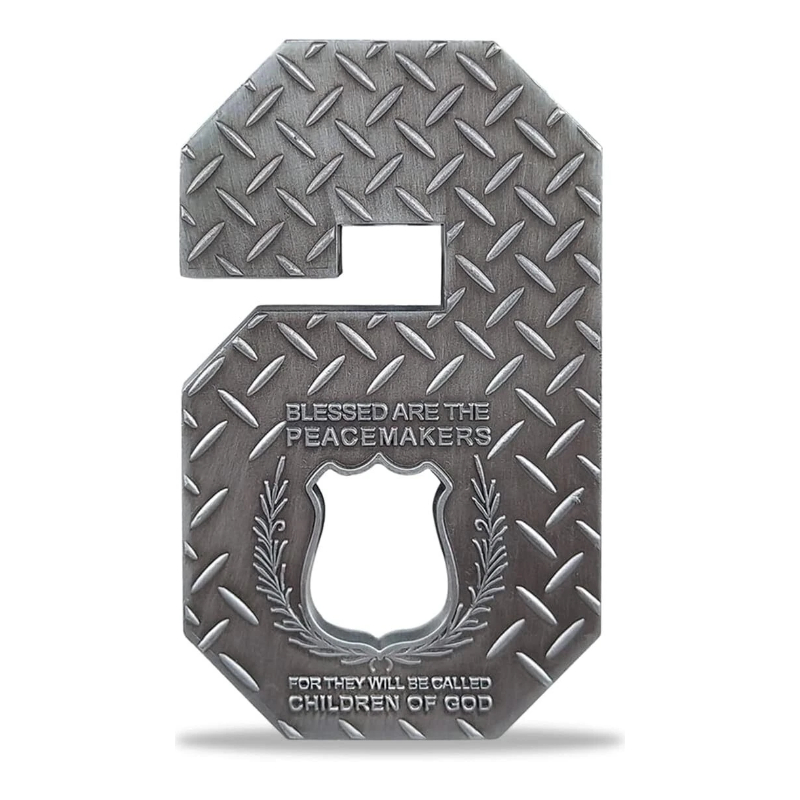 Thin Blue Line Law Enforcement Police Challenge Coin - I Got Your Brother "SIX"