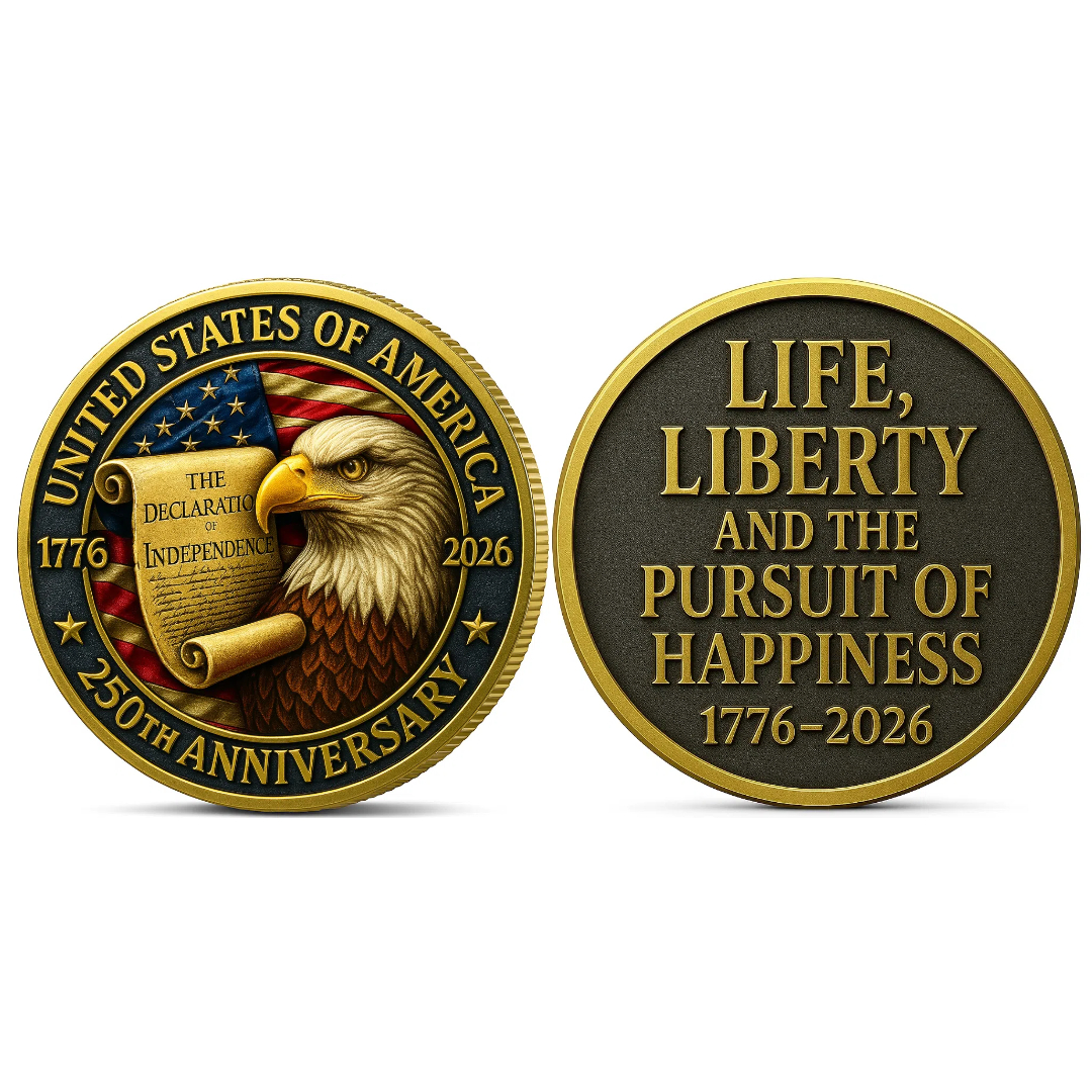 250th Anniversary of American Independence Commemorative Coin