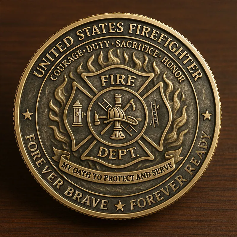 U.S. Firefighter Commemorative Coin